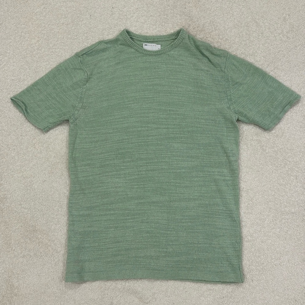 ASOS - Men’s Mint Green Knitted T-shirt (size medium)
